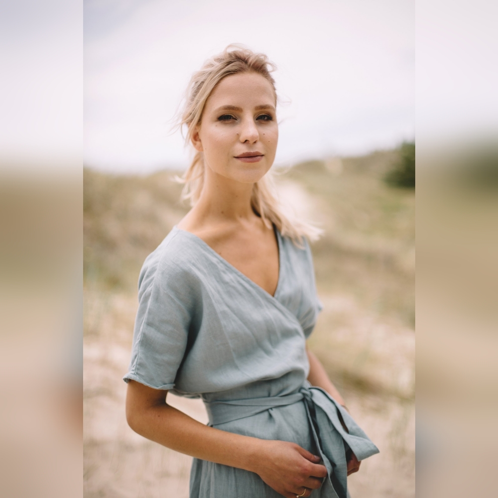 Brand New Linenfox Linen Dress